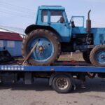 Перевозка трактора МТЗ-80